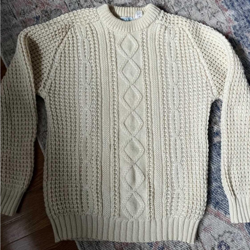 Blarney woollen mills Irish fisherman sweater